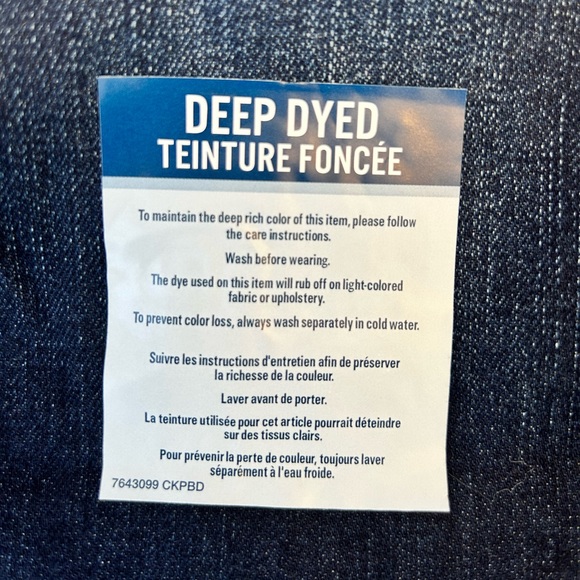 LEE RIDERS DARK WASH JEANS - Picture 14 of 14